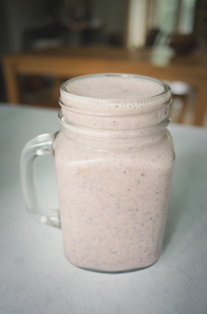 black rice milk drink